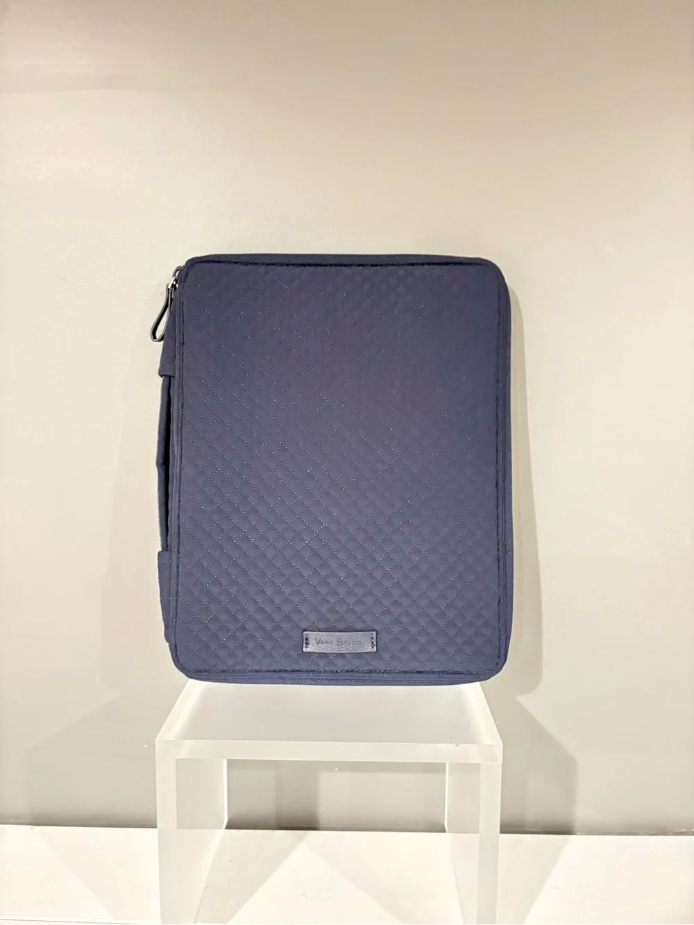 Vera Bradley Navy Quilted Tablet Sleeve with Handle